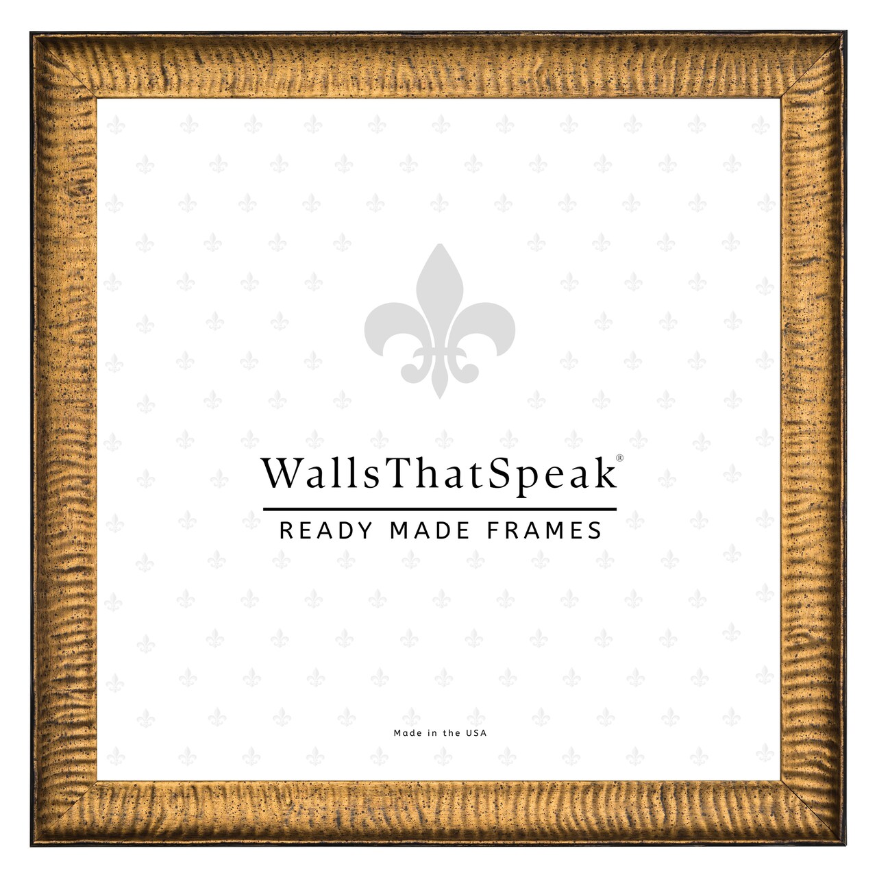8x8 Picture Frame, Safari 1.5 Inch Wood Moulding, Wall Display Frame for Art, Posters, or Photos by wallsthatspeak